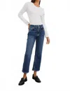 Rails Sunset Crop High Rise Jeans In Collegiate Blue In Blue