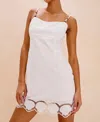 Rails Susana Seashell Embroidered Mini Dress In White