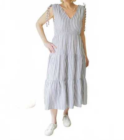 Rails Suzette Dress In Admiral Stripe In Blue
