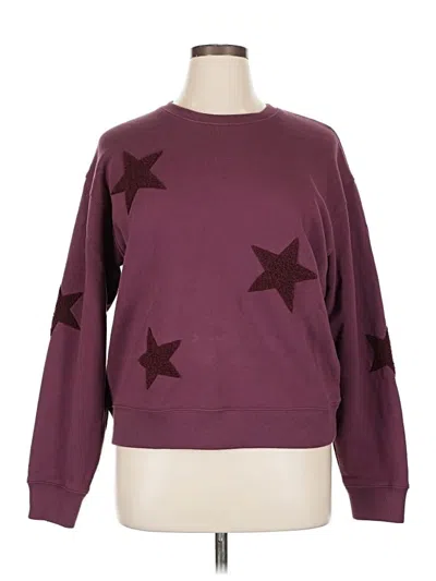 Pre-owned Rails Sweatshirt In Burgundy