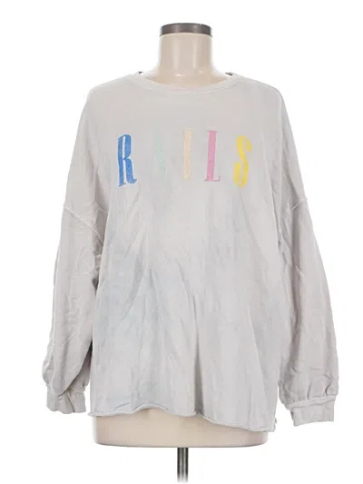Pre-owned Rails Sweatshirt In Gray