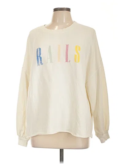 Pre-owned Rails Sweatshirt In Ivory