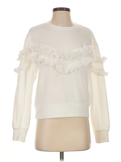 Pre-owned Rails Sweatshirt In White