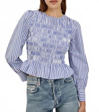 Rails Tabi Top In Mariner White In Blue