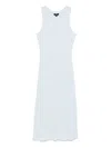 Rails Stripe Rib Midi Tank Dress In 蓝色