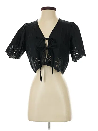 Rails Tank Top Black Plunge Neckline Tops