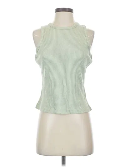 Pre-owned Rails Tank Top Green Halter Neckline Tops