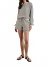 Rails Teddy Short In Sailor Stripe Terry Towel