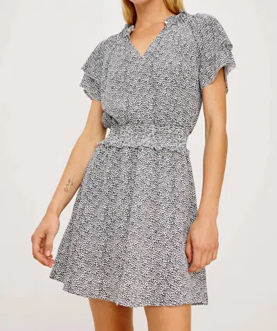 Rails Terrin Mini Dress In Ivory/indigo In Grey