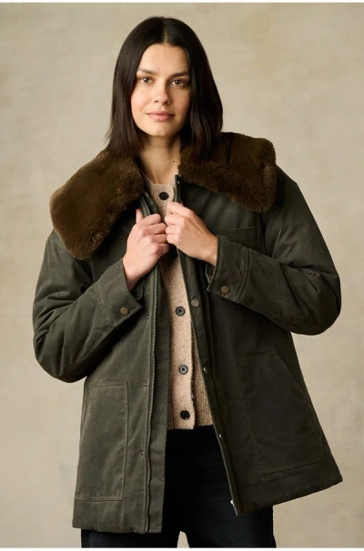 Rails Tessuto Jacket In Umber In Brown