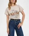 Rails Texax Logo Cotton T-shirt In  Texas