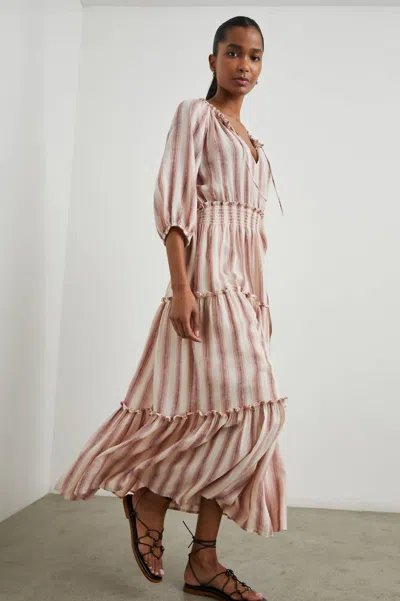Rails The Caterine Dress In Camio Stripe In Neutral