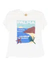 Rails X Lspace The Classic Crew Cotton Graphic T-shirt In White