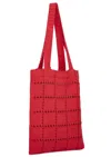 Rails The Crochet Tote In Cherry In Red