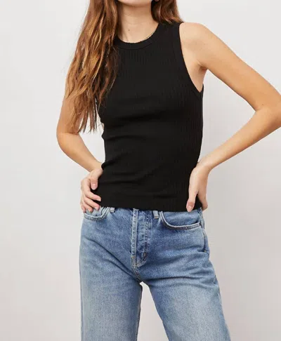 Rails The Racer Tank Top In True Black