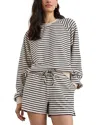 Rails Theron Striped Cotton Sweatshirt In Sailor Stripe Terry Towel
