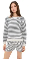 Rails Theron Sweatshirt In Sailor Stripe Terry Towel