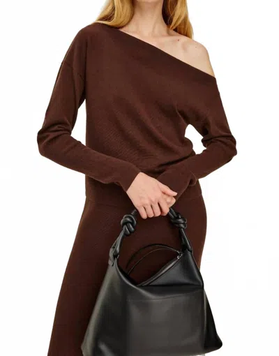 Rails Tianna Knit Top In Bordeaux In Brown