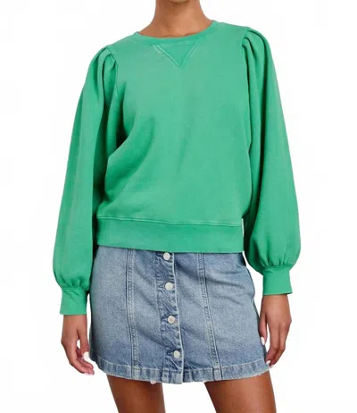 Rails Tiffany Crewneck Sweatshirt In Kelly Green In Black