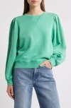 Rails Tiffany French Terry Sweatshirt In Kelly Green