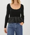 Rails Tillie Top In Black In Black