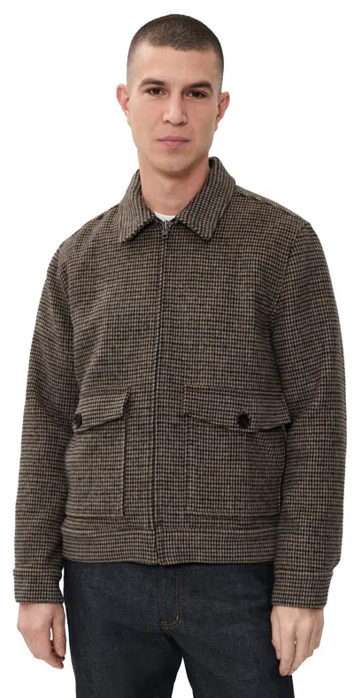 Rails Tillman Jacket Walnut Ember In Black