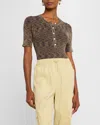 Rails Toni Space Dye Button-front Shirt In Mocha Space Dye