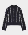 Rails Tori Ribbed Wool-blend Sweater In Midnight