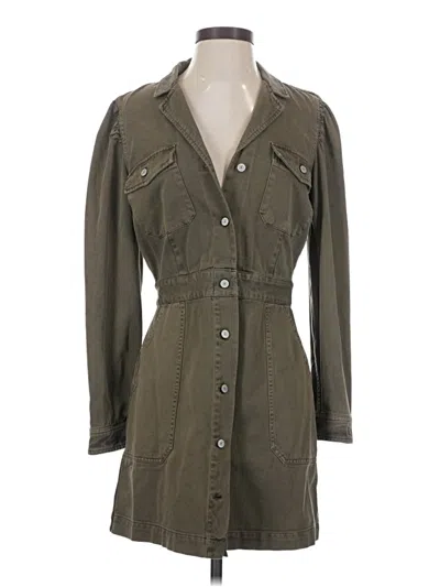 Pre-owned Rails Trenchcoat In Green