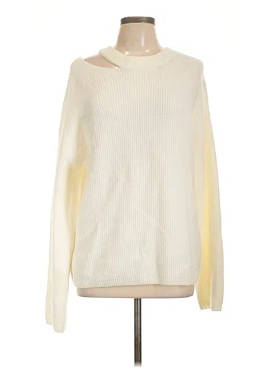 Pre-owned Rails Turtleneck Sweater In Ivory