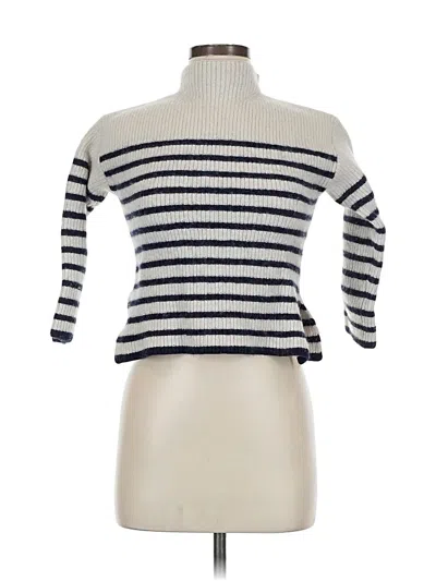 Pre-owned Rails Turtleneck Sweater In White