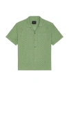 Rails Tyler Button Down Camp Shirt In Green
