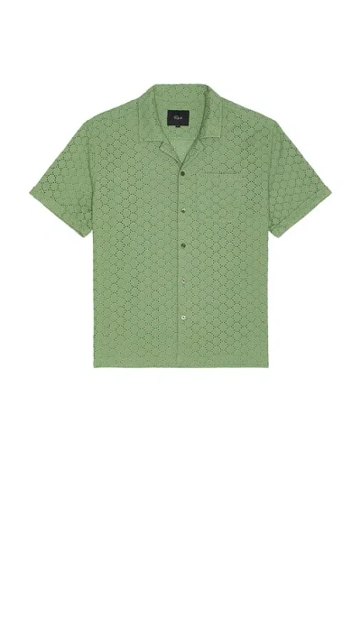 Rails Tyler Button Down Camp Shirt In Green