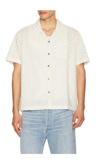 Rails Tyler Camp Collar Shirt In White