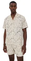 Rails Tyler Camp Shirt Khaki White Sunflower