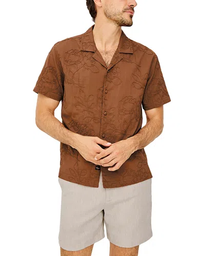 Rails Tyler Short Sleeve Shirt In Brown