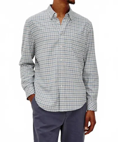 RAILS VANCE LONG SLEEVE BUTTON DOWN SHIRT IN CHARCOAL BLUE CHECK