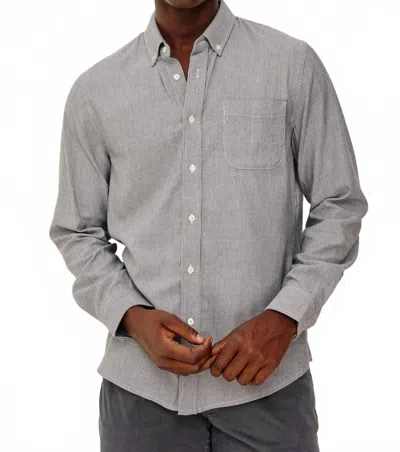 Rails Vance Long Sleeve Button Down Shirt In Navy Rope Stripe In Animal Print