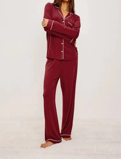 Rails Varra Pajama Set In Cabernet In Red