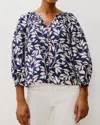 Rails Vasia Button-front Blouse In Navy In Multi