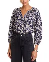 Rails Vasia Vine Print Top In Black