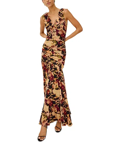 Rails Veda Ruched Knit Maxi Dress In Multi