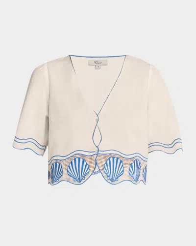 Rails Venice Embroidered Crop Top