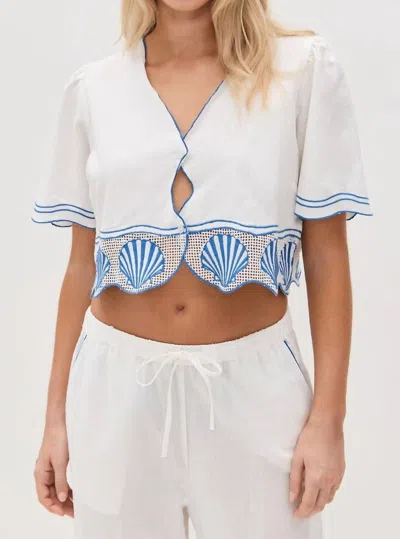 RAILS VENICE TOP IN WHITE