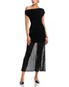 Rails Vinka Mixed Media Maxi Dress In Black