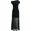 Rails Vinka Mixed Media Maxi Dress In Black