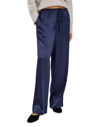 Rails Virgo Drawstring Wide Leg Pants In Blue