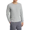 Rails Wade Waffle Thermal Long Sleeve Tee Heather Grey In Heather Grey