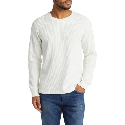Rails Wade Long Sleeve Thermal T-shirt In White