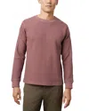 Rails Wade Long Sleeved Tee In Brick